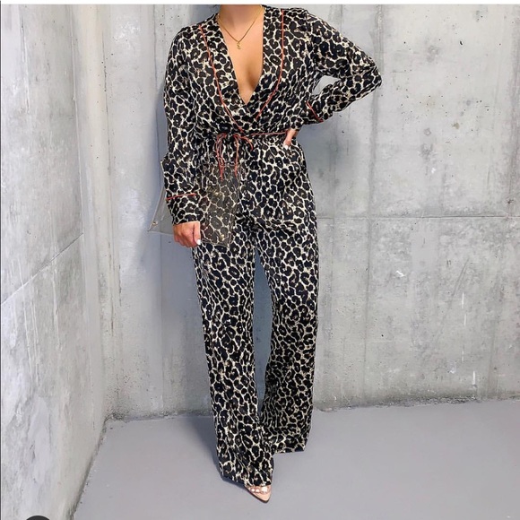 Pants - leopard jumpsuit